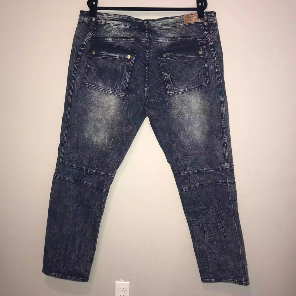 Grey Earth Stone washed jeans.